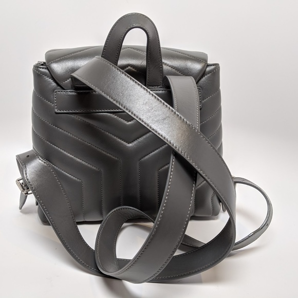 SOLD Saint Laurent LouLou Grey Backpack - Picture 8 of 8